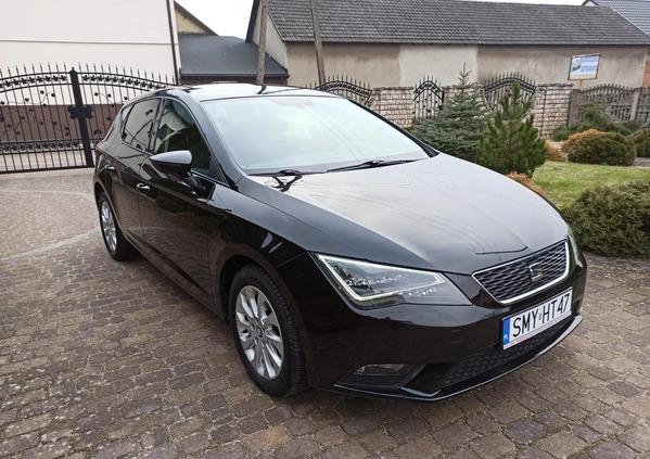 Seat Leon cena 42800 przebieg: 148000, rok produkcji 2015 z Koziegłowy małe 106